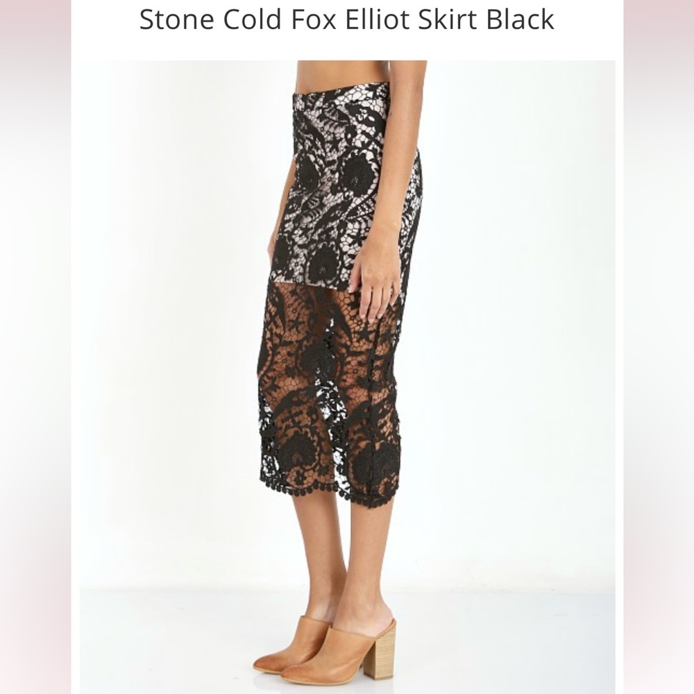 Stone Cold Fox “Elliot Skirt Black” Size 1